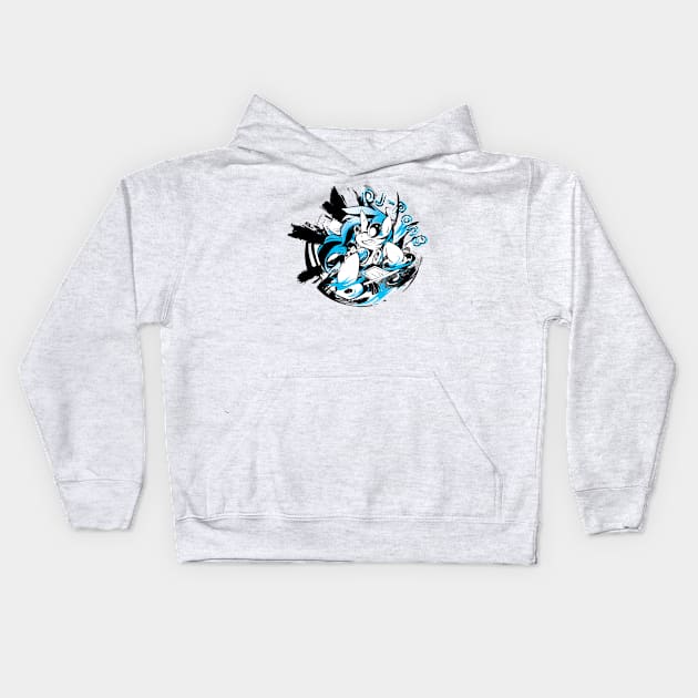 Dj-Pon3 Kids Hoodie by Cenit